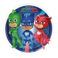 Piatti PJ Masks 23 cm - 8 pezzi.