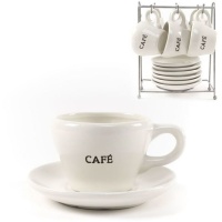 Tazza da 100 ml Caffè bianco - 6 servizi