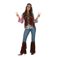 Costume hippie anni '70 da donna