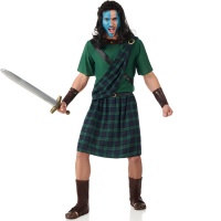 Costume da scozzese Braveheart per uomo