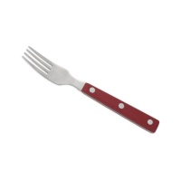 Forchetta in poliossimetilene da 19,5 cm rosso Bistecca Basic - Arcos