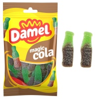 Bottiglia cola verde e bianca senza glutine - Damel - 135 gr