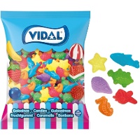 Sacchetto di caramelle gommose a forma di animali marini - Ocean Mix Vidal - 1 kg