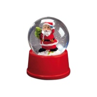 Globo di neve con Babbo Natale 6,5 x 5 cm - 1 pezzo