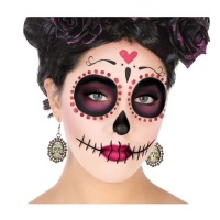 Orecchini teschio Catrina multicolore