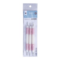 Burini per repoussé 0,8-1, 1,2-1,8, 2,4-2,8 mm - Artis decor - 3 pezzi