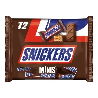Snickers di cioccolato al latte con arachidi mini - 12 unità