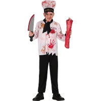 Costume da cuoco sanguinario per bambino