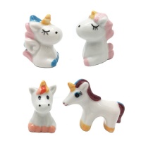 Unicorno cake topper figure da 3 a 3,5 cm - Dekora - 50 pz.