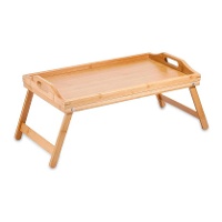 Vassoio di 50 x 30 cm con gambe in bambù