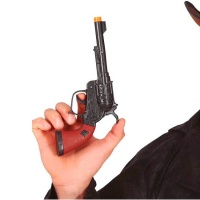 Pistola Cowboy nera - 20 cm