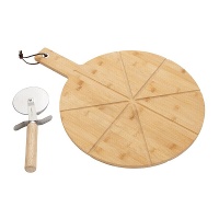 Tavola da 37 cm per pizza con tagliapizza