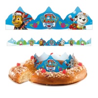 Corone decoro Paw Patrol per Roscon de Reyes - Dekora - 100 unità