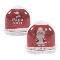 Pallina di neve portafoto di Babbo Natale