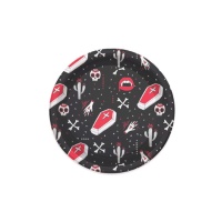 Piatti vampiro notte di sangue da 18 cm - 6 unità