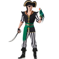 Costume da pappagallo pirata da uomo