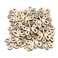 Mini sagome farfalle di legno da 3 cm - 20 unità