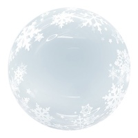 Palloncino Orbz a forma di fiocco di neve 45 cm - Party love