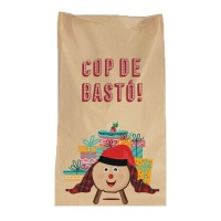 Busta regalo Tió de Nadal 40 x 25 x 25 x 0,5 cm - 4 unità