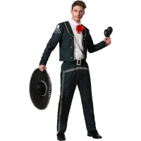 Costume da mariachi nero per uomo