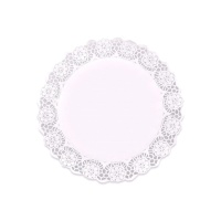Centrino carta bianca tondo 25 cm - Maxi Products - 8 unità