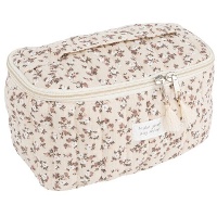 Beautycase con Fiori di 20 x 12 x 12 cm