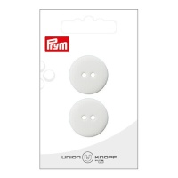 Bottoni bianchi da 2,3 cm con due fori - Prym - 2 pz.