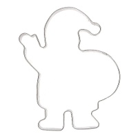 Tagliabiscotti di Babbo Natale da 10 cm - Wilton