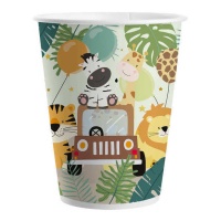 Tazze Safari Party 200 ml - 8 pz.
