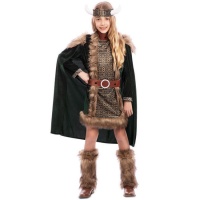 Costume da vichingo norvegese per ragazze