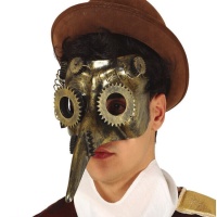 Maschera Steampunk della peste