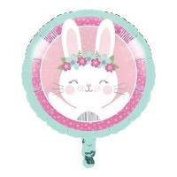 Palloncino rotondo Baby Bunny 45,7 cm - Creative Converting