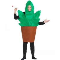 Costume da pianta di marijuana per adulti