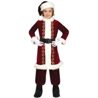 Costume da Babbo Natale marrone per bambini
