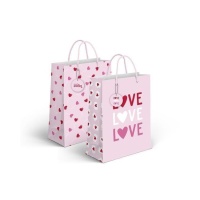 Borsa regalo Sweet Love 14 x 11,5 x 6,7 cm - 1 pz.