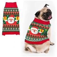 Maglione natalizio di Babbo Natale Ho ho ho per cani