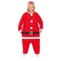 Costume Babbo Natale con cappuccio infantile