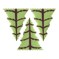 Cialde pino verde da 4 cm - Dekora - 200 unità