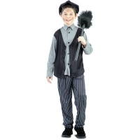 Costume da spazzacamino con cappello per bambini