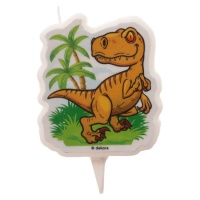 Candela Dinosauro 2D 7,5 cm - 1 unità