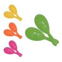 Maracas colori assortiti da 19 cm