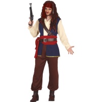 Costume da pirata Blue Jack per uomo