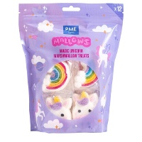Marshmallow a forma di unicorno - 12 pezzi