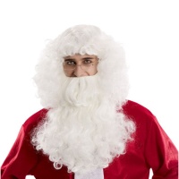 Parrucca e barba di Babbo Natale 250 gr