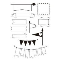 Timbri trasparenti Bandiere - Artis decor