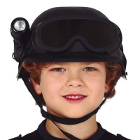 Casco antisommossa con torcia per bambini