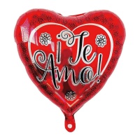 Palloncino con cuore rosso I love you 45 cm