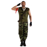 Costume da sergente militare per adulto