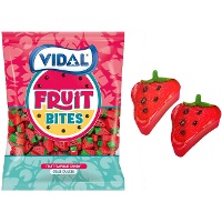 Fette di liquirizia a forma di fragola - Vidal - 1,5 Kg