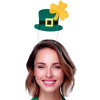 Cerchietto con cappello alto per San Patrizio